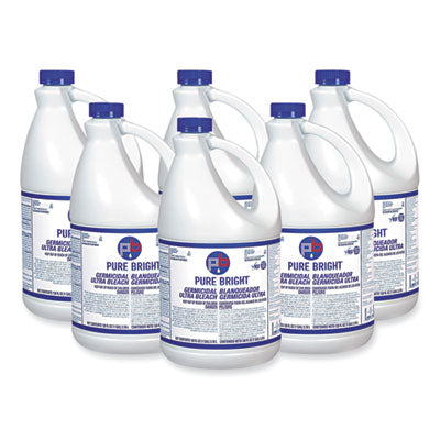 Pure Bright® Liquid Germicidal Bleach, 1 gal Bottle, 6/Carton - Cleaning Ideas