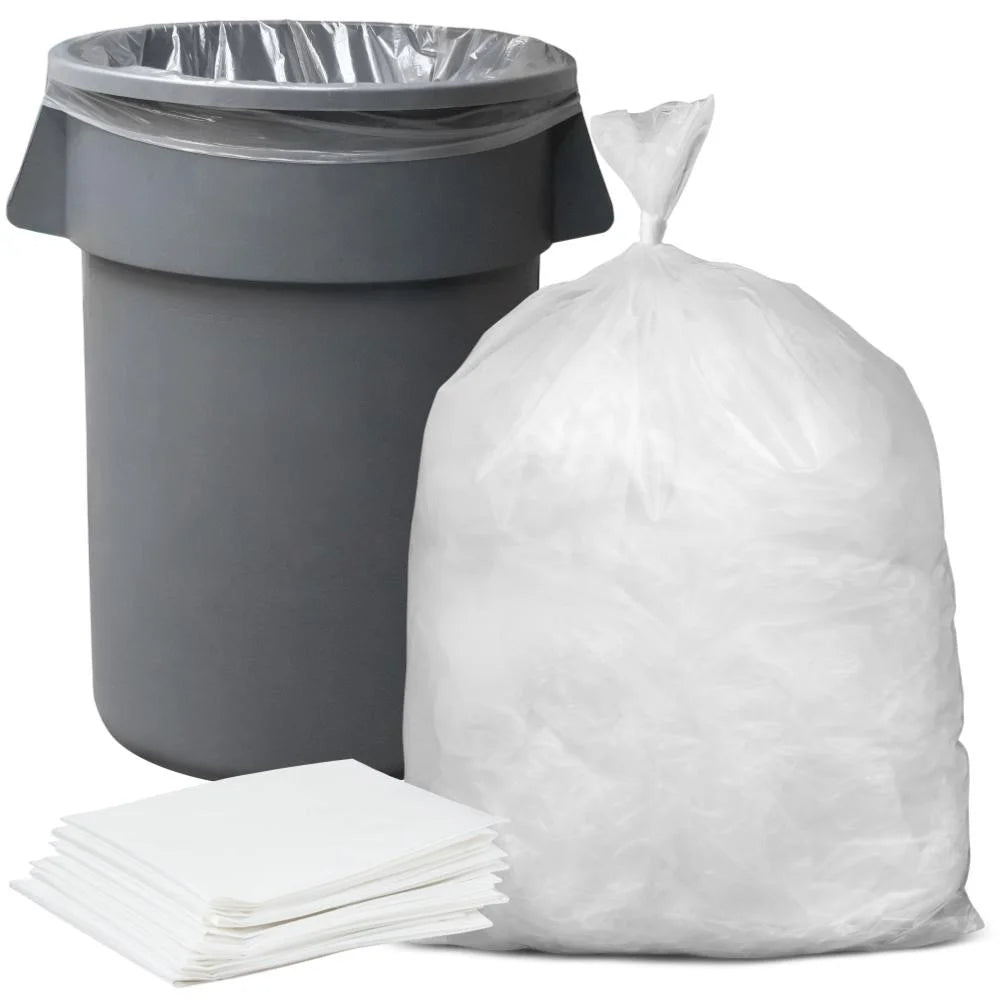 38x60 Natural Trash can liner ( 55-60 gallon )