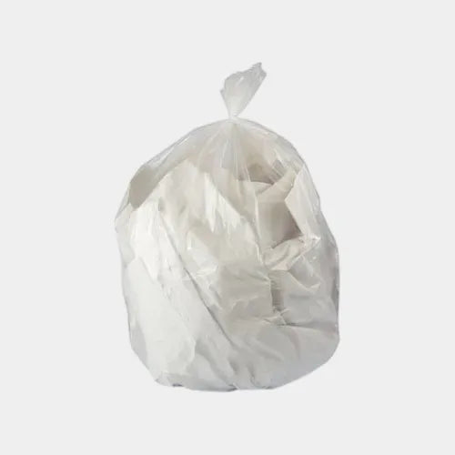 Boardwalk® Industrial Drum Liners Rolls, 60 gal, 2.5 mil, 38" x 65", Clear, 50/Carton