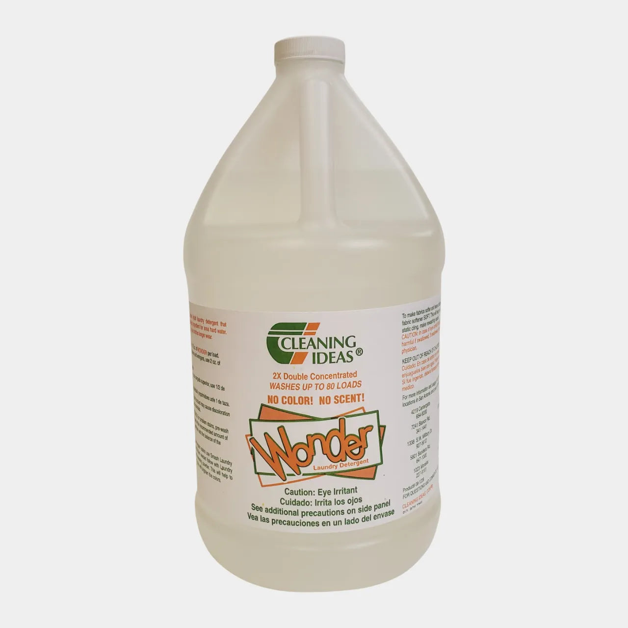 Wonder Laundry Detergent - No Color No Perfume - Cleaning Ideas 