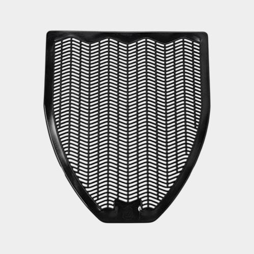 Impact Disposable Urinal Floor Mat, Nonslip, Fresh Blast Scent, 17.5 x 20.38, Black, 6/Carton