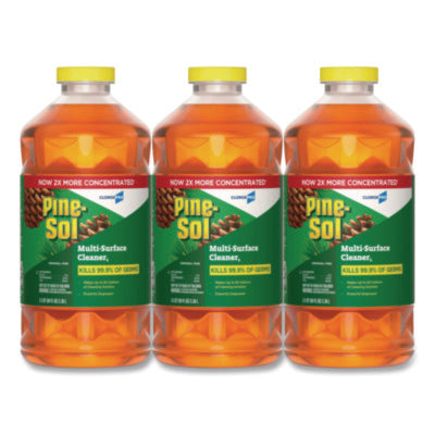 Pine-Sol® CloroxPro Multi-Surface Cleaner Disinfectant Concentrated, Original Pine Scent, 80 oz Bottle, 3/Carton