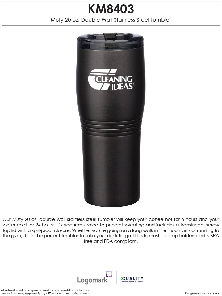 Misty 20 oz. tumbler ( gunmetal ) - Cleaning Ideas 