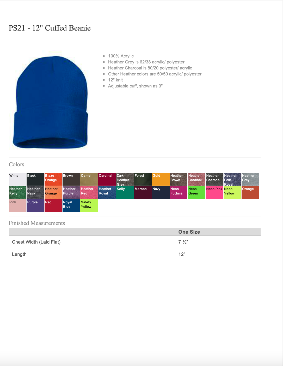 12&#39; cuffed beanie - Cleaning Ideas 